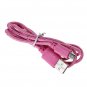 1M Fabric Woven USB Data Sync Changer Cable For Tablet Cellphone