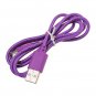 1M Fabric Woven USB Data Sync Changer Cable For Tablet Cellphone
