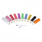 2600mAh Lipstick Battery Charger Power Bank For Cell Phone Tablet