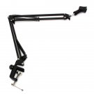Microphone Suspension Boom Scissor Arm Stand Holder For Studio Broadcast