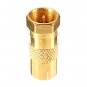 Gold Plated F Male Plug To TV Aerial Female Socket Adapter RF Coaxial Converter