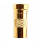 Gold Plated F Male Plug To TV Aerial Female Socket Adapter RF Coaxial Converter