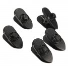 5 Cable Wire Lapel Clip Organizer+Rotate Mount For Headphone