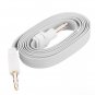 10 Colors 3.5mm Male Audio Stereo AUX Flat Noodle Cable For Phone IPod Mp3 PC