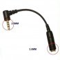 2.5mm Male Plug To 3.5mm Female Jack Stereo AUX Audio TRS Adapter Converter