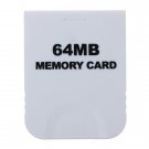 64 MB Memory Card White For Nintendo Wii & Gamecube