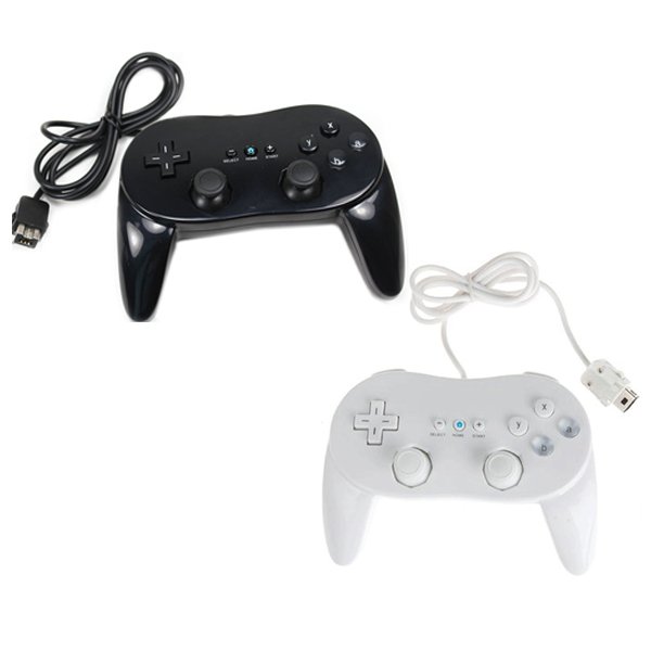 2nd Generation Classic Controller Pro For Nitendo Wii Black & White
