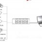 Laptop PC Black 4 Port Tap USB 2.0 Hub ON/OFF Sharing Switch