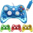 USB Glow Wired Controller Gamepad Fit For Microsoft XBOX 360