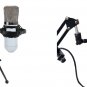 BM700 Condenser Microphone Dynamic Recording with Shock Mount