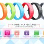 W5 Pedometer Sleep Monitor Temperature Bracelet Smart Watch