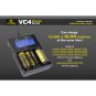XTAR VC4 LCD Screen USB Battery Charger For 18650 26650 14500 Battery