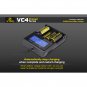 XTAR VC4 LCD Screen USB Battery Charger For 18650 26650 14500 Battery