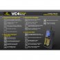 XTAR VC4 LCD Screen USB Battery Charger For 18650 26650 14500 Battery