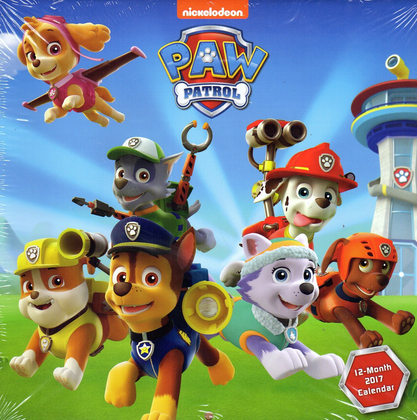 Nickelodeon Paw Patrol - 2017 Wall Calendar