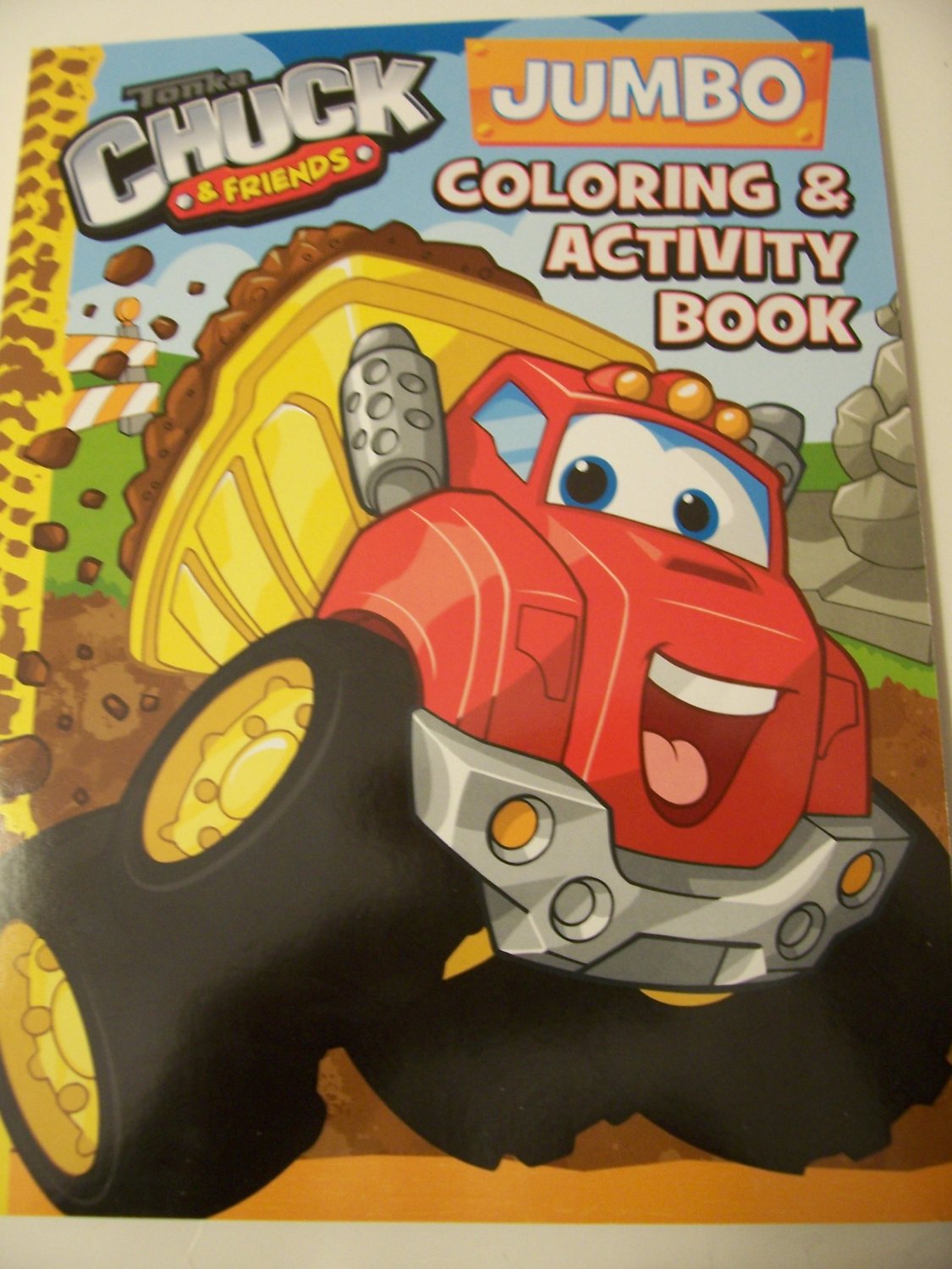 Tonka Chuck & Friends Jumbo Coloring & Activity Book Chuck Haulin' Cover