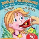 Funny Faces Mermaids Sticker & Coloring Book with 50 Stickers