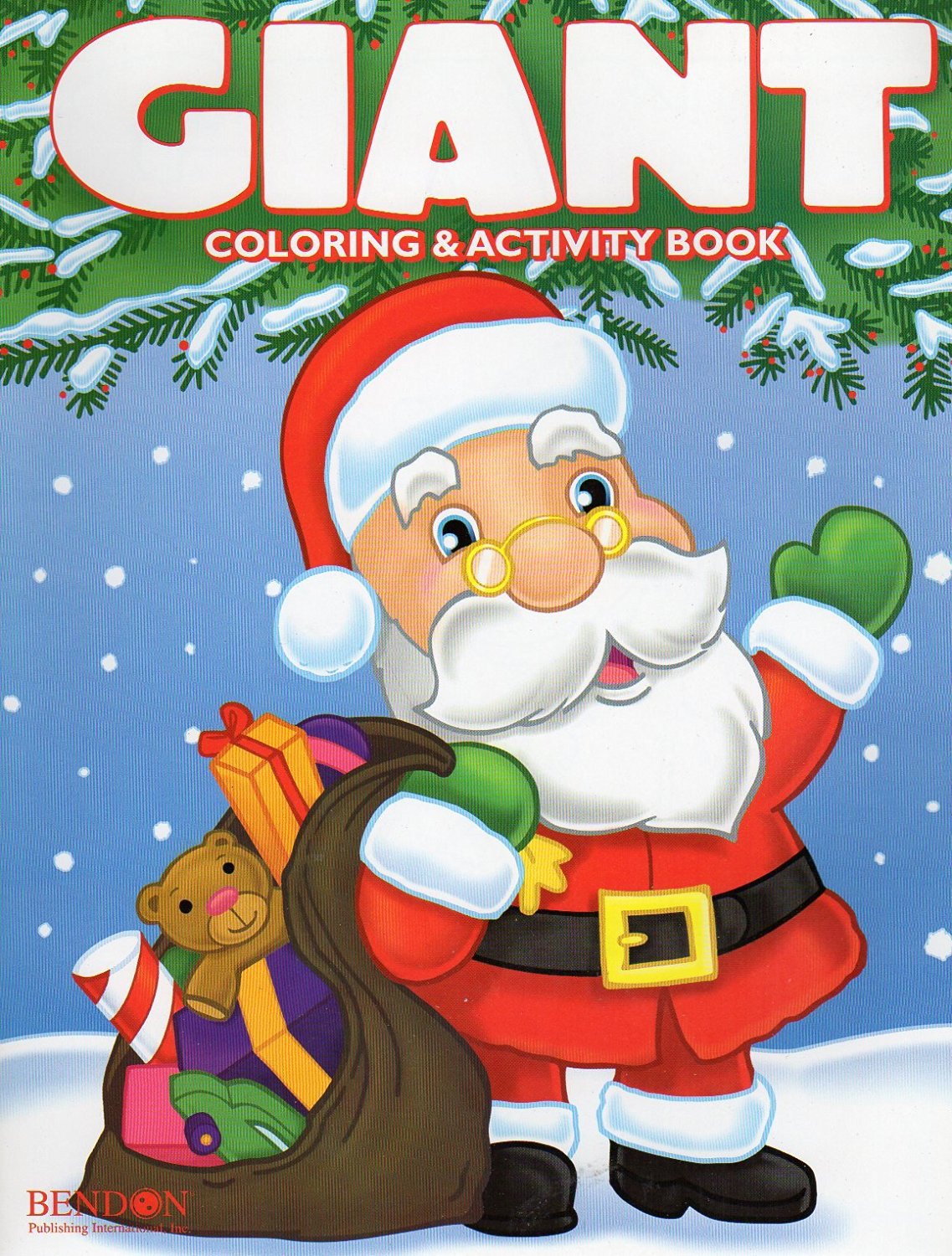 Christmas Edition Giant Coloring and Activity Book 160 Page Christmas