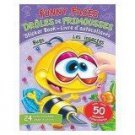 Funny Faces Bugs Sticker & Coloring Book with 50 Stickers by Mike Polito