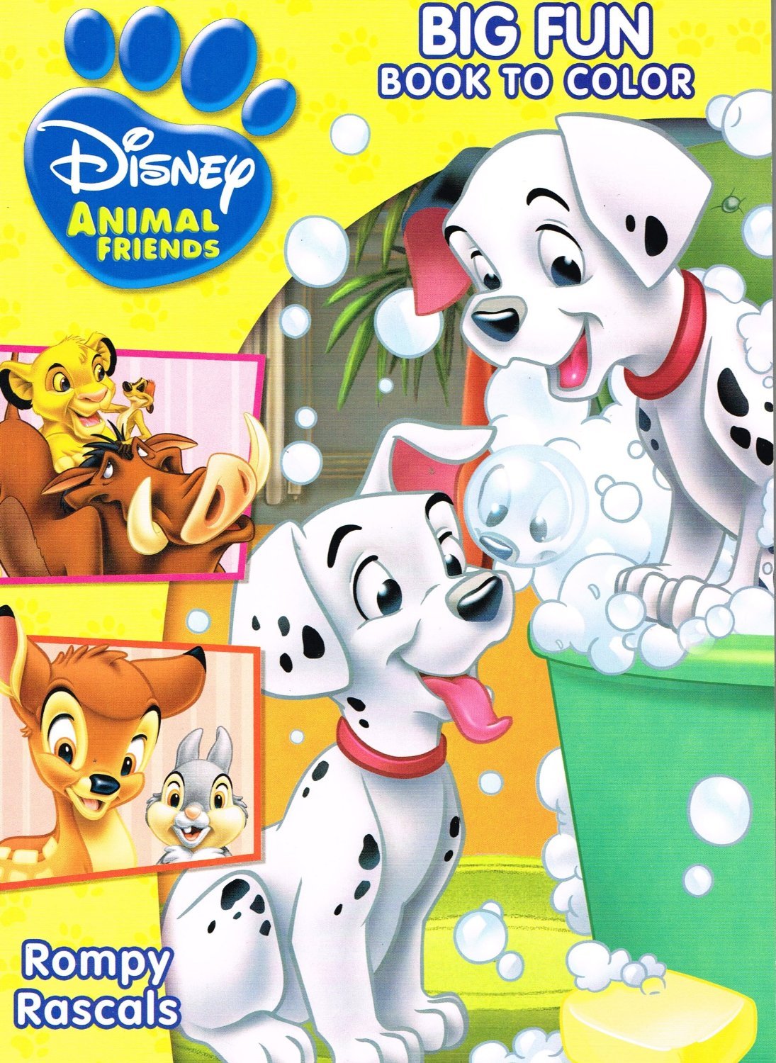 Disney Animal Friends Coloring Book Assorted