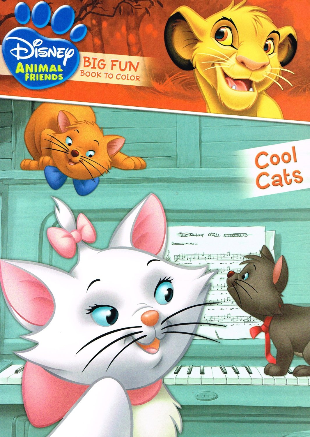 Disney Animal Friends Coloring Book Assorted