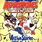 Manga Style Adventures Comics to Color Coloring Book ~ Action Stories for Kids