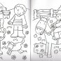 Animals - Sticker Coloring Book with 20 Stickers