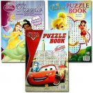 Disney Puzzle Books W/ Stickers - Assorted Disney Puzzle Books W/ Stickers - Assorted