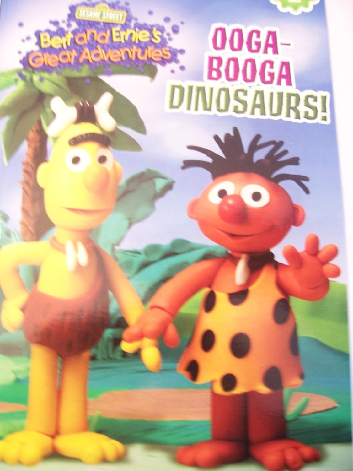 Sesame Street Bert and Ernie's Great Adventures ~ Ooga-Booga Dinosaurs ...