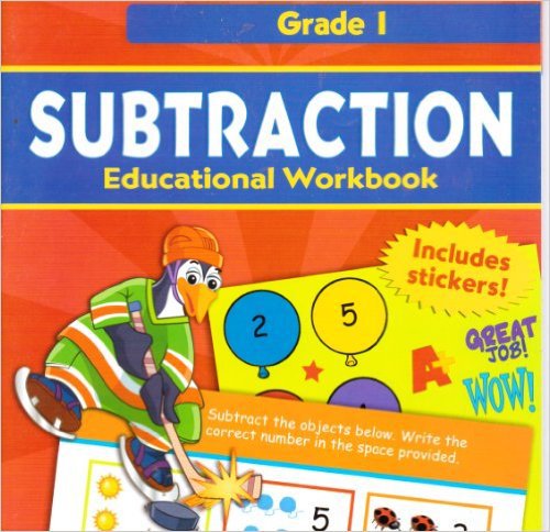 Subtraction Educational Workbook Grade 1