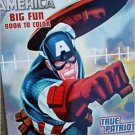 Marvel Captain America Big Fun Book to Color ~ True Patriot