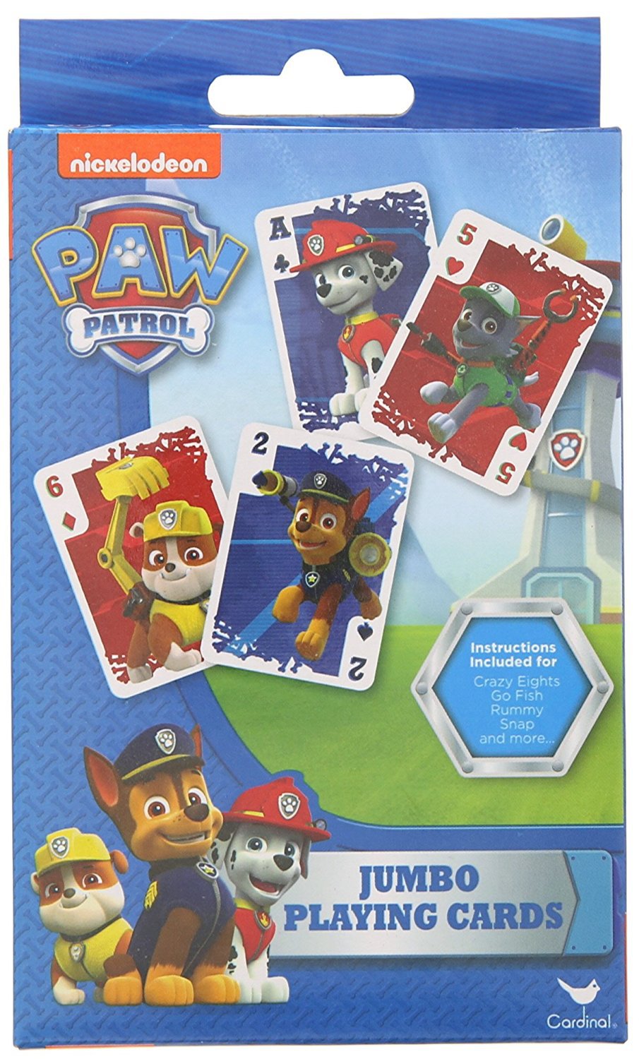Nickelodeon Paw Patrol Jumbo Playing Cards