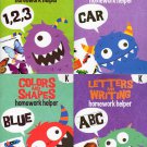 Homework Helper Educational Workbooks - Kindergarten - Set of 4 Books