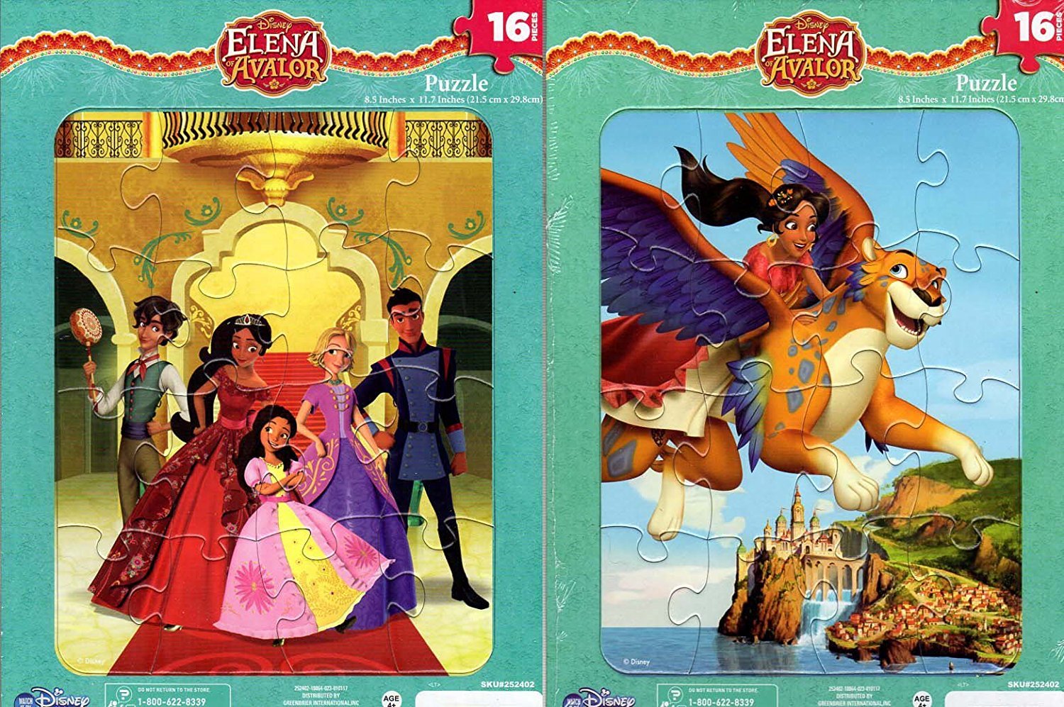 Disney Elena Of Avalor Set Of 2 Puzzles