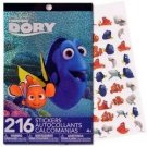 Disney PIXAR Finding Dory Nemo 4 Sticker Sheets - 216 Stickers Disney PIXAR Finding Dory Nemo 4 Sticker Sheets - 216 Stickers