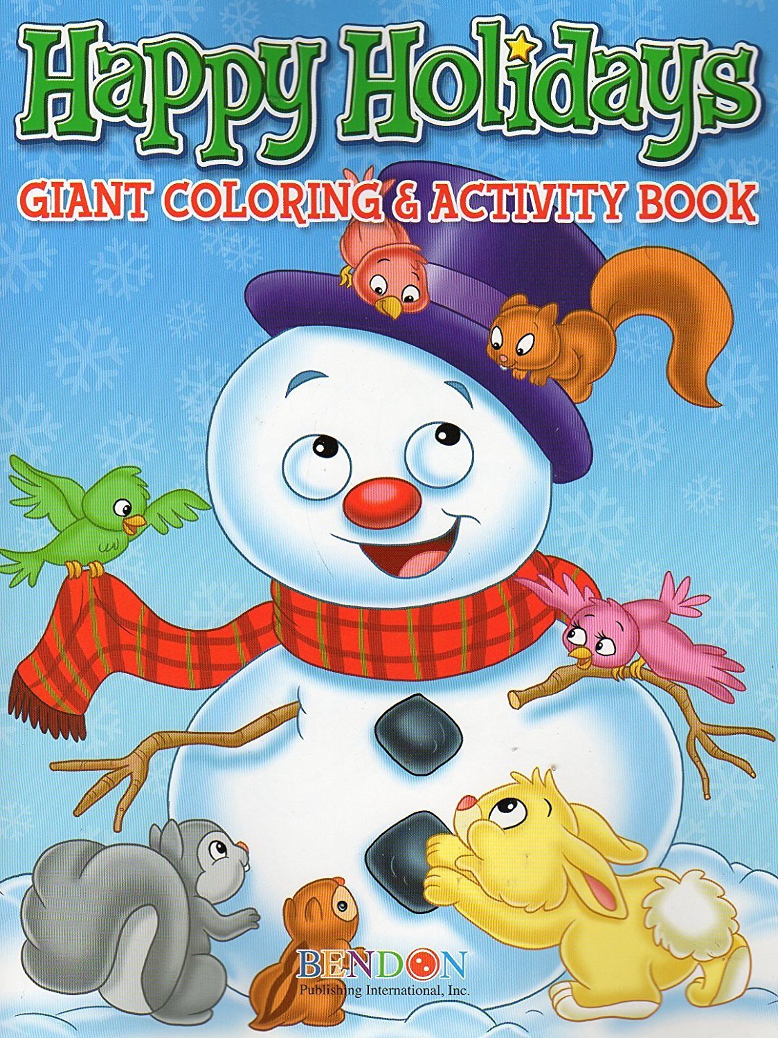 Happy Holidays Giant Coloring & Activity Book v2