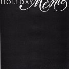 Holiday (Christmas) Menu - Magnetic Chalkboard Organizer (Full sheet Magnetic)