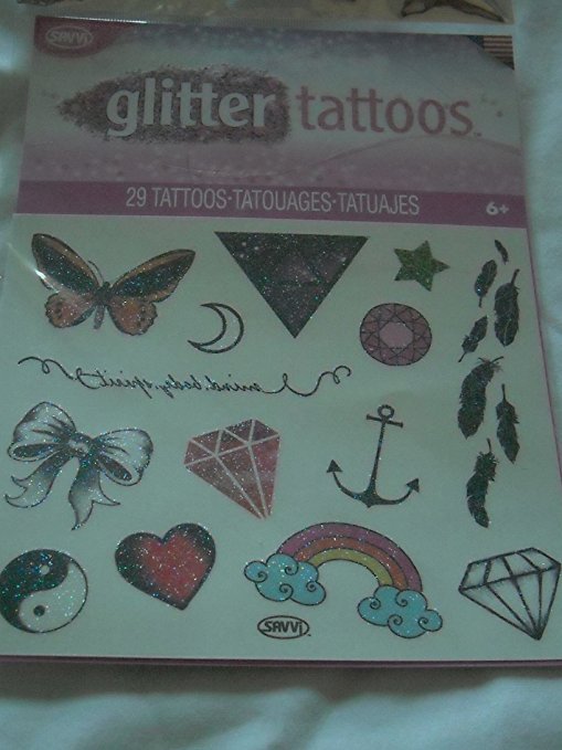 Savvi Glitter Tattoos - 29 Tattoos