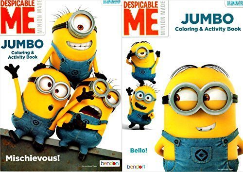 Minion Coloring Books Bello and Mischievious 2 Pack