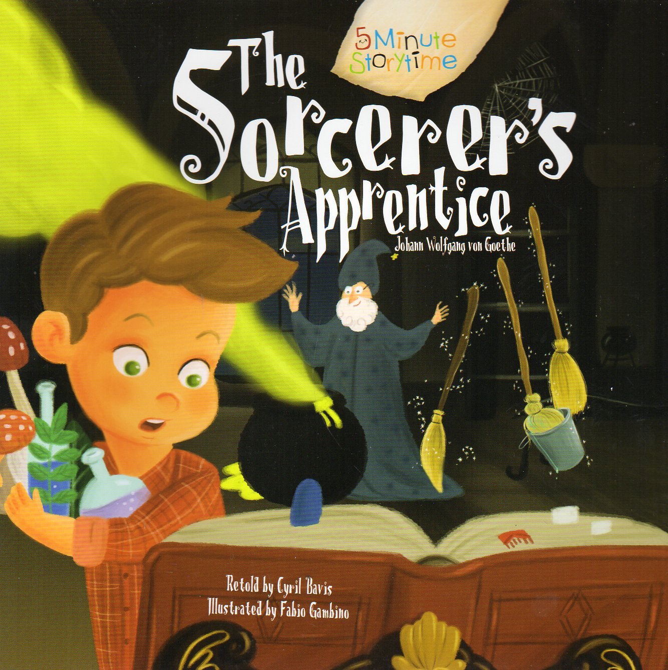 The Sorcerer's Apprentice - 5 Minute Story time - Classic Fairy Tales