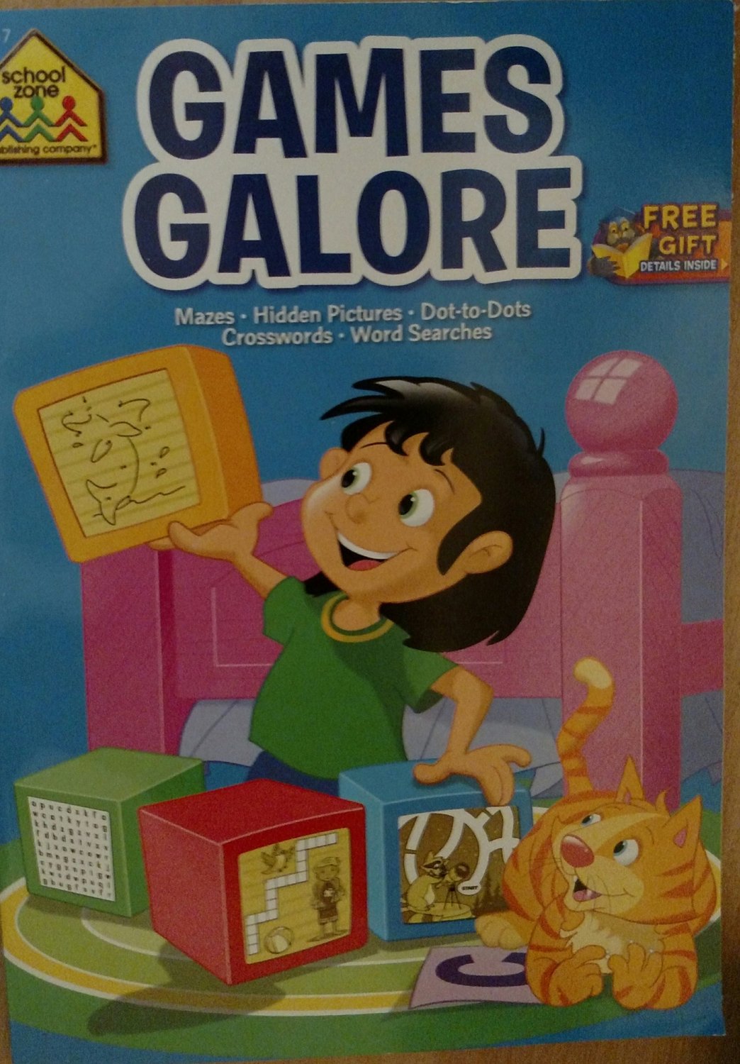 School Zone Games Galore Mazes, Hidden Pictures, DotstoDots