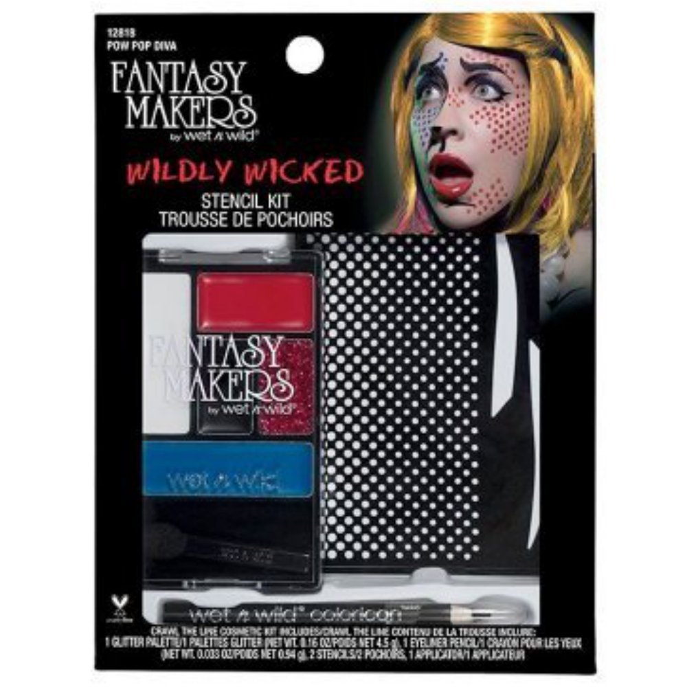 Wet n Wild Fantasy Makers Wildly Wicked Stencil Kit 12818 Pow Pop Diva