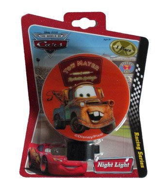 Disney Cars Movie Towmater Race Car Night Light Nightlight