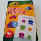 Crayola "Same or Different" Flash Cards (36 cards) Ages 3+ years