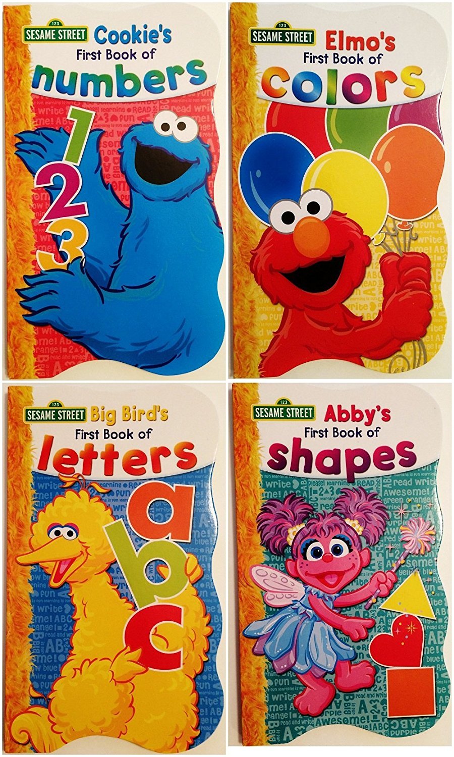 Sesame Street Numbers with Big Bird Set of 4