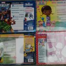 Disney Junior Wipe Clean Activity Board (Assorted, Designs Vary) by Disney Set of 4