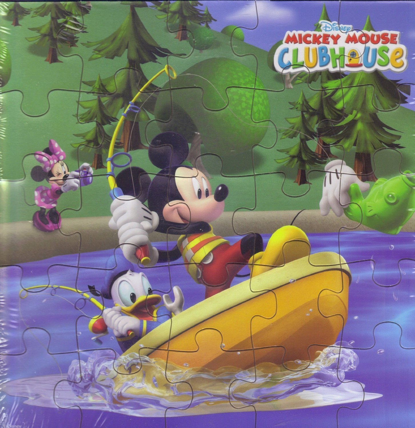 1 piece of Disney Mickey Mouse 24pc 6Astd. Jigsaw Puzzle