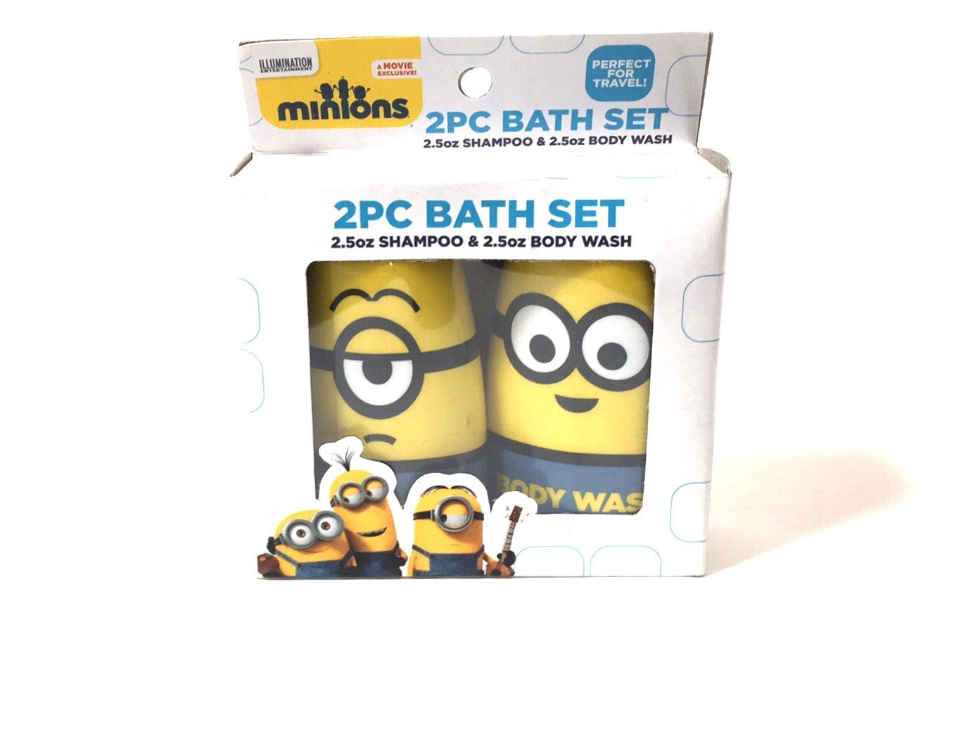 Minion 2 PC Bath Set.2.5 oz Shampoo & 2.5oz body .wosh