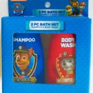 Paw Patrol 2 Piece Bath Set - Shampoo and Body Wash - Chase Marshall
