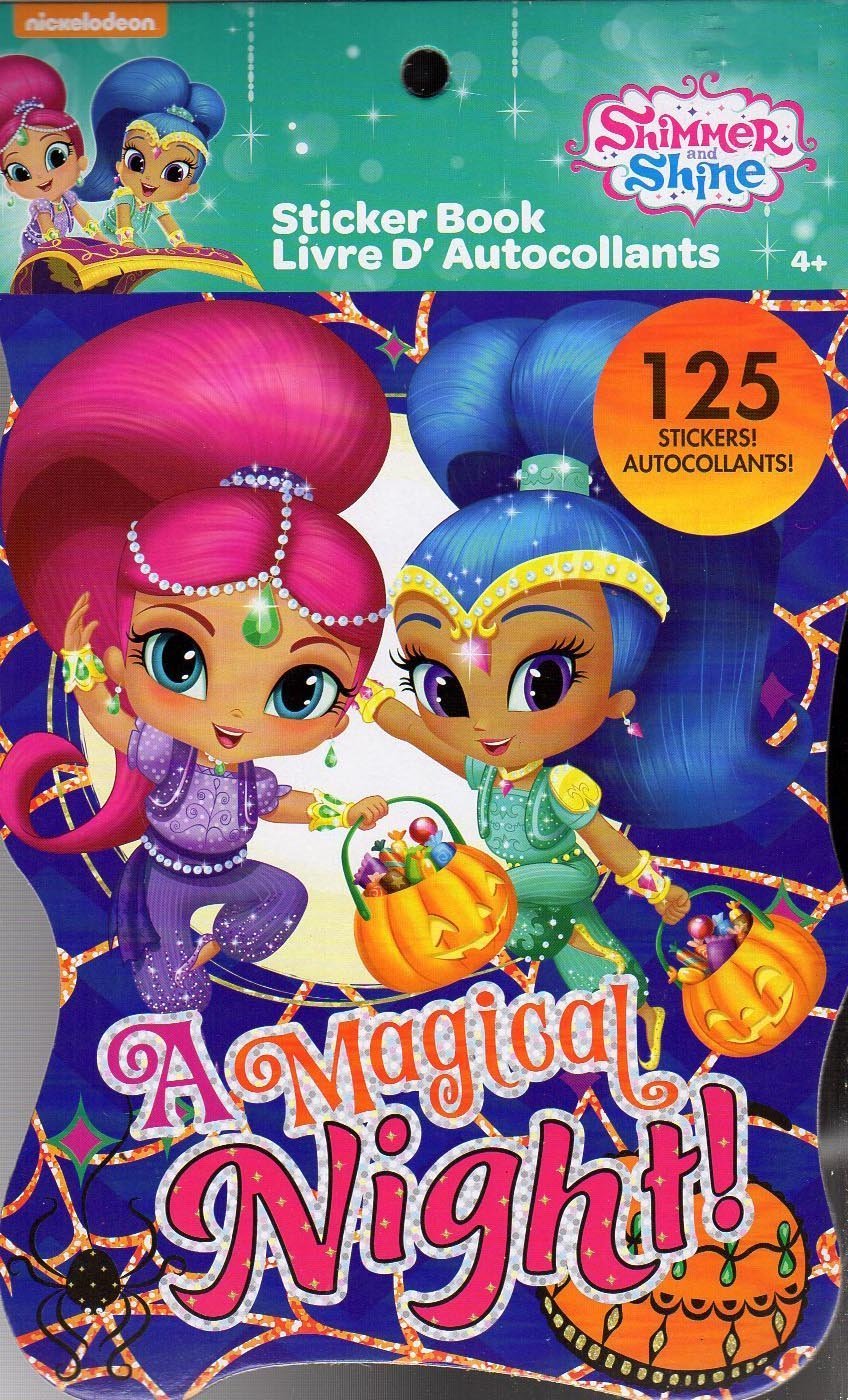 Shimmer and Shine Stickers Book 125 Stickers Halloween Themed A